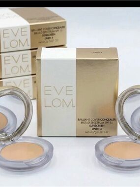 3 ~EVE LOM Brilliant Cover Concealer SPF 15 Broad Spectrum Shade Linen 4